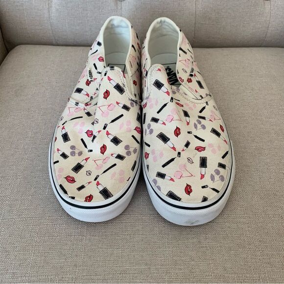 VANS ASHER MAKEUP SLIP-ON SHOES SIZE 9.5 Women’s - Picture 2 of 9